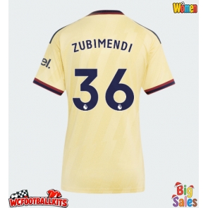 Arsenal Martin Zubimendi #36 Replica Third Stadium Shirt for Women 2026-27 Short Sleeve